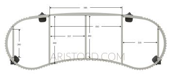 Set of furniture (KMB_0019-03) 3D model for CNC machine